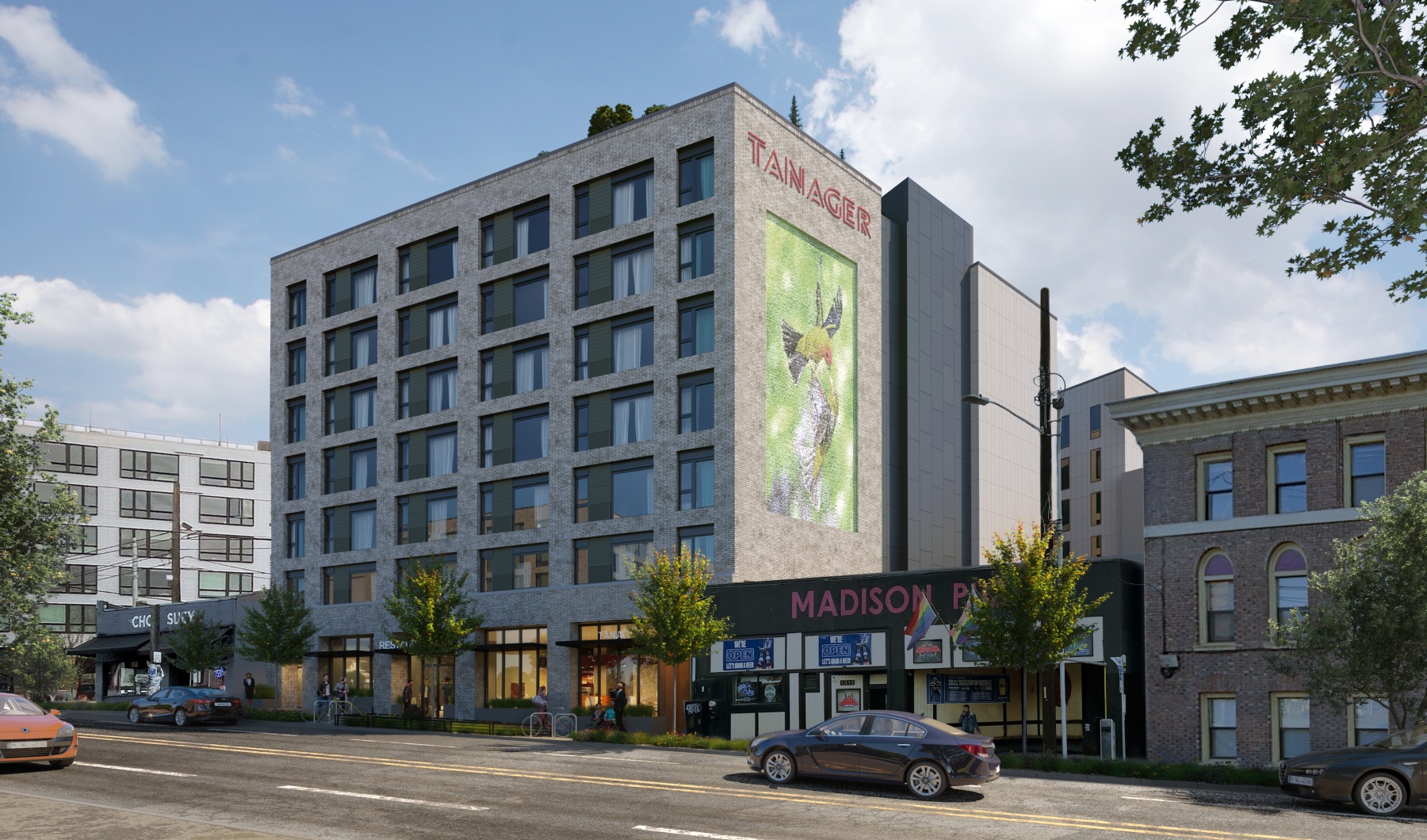 exterior of property